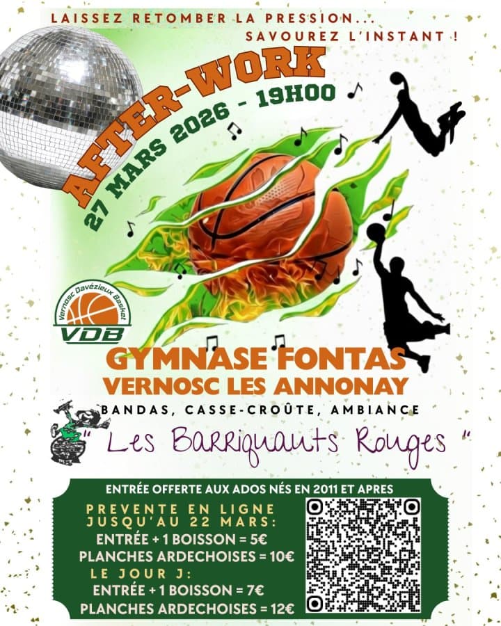 After Work vendredi 27 mars 2026